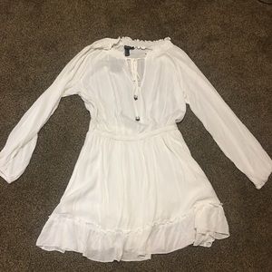 NWT White Linen Dress Size L